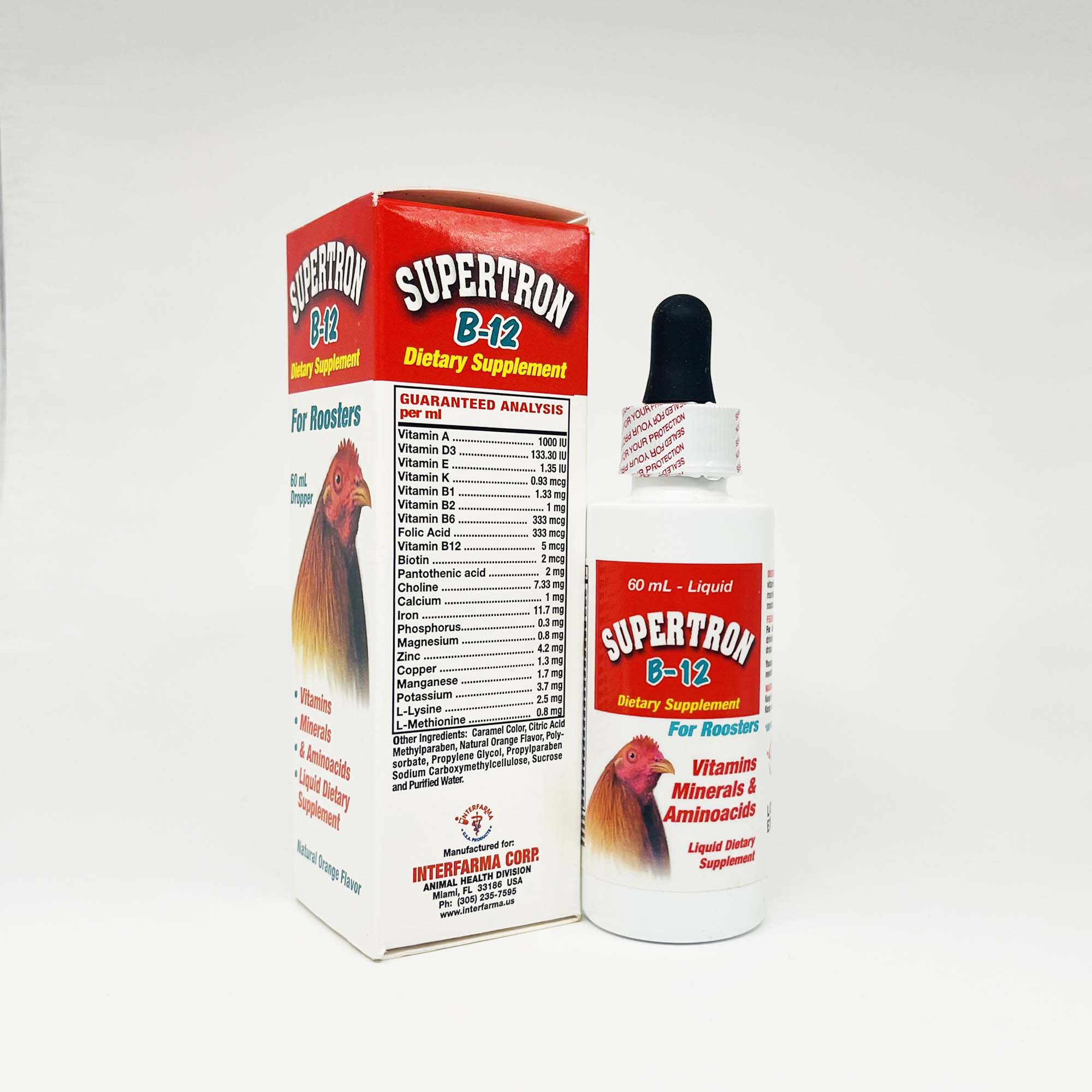 Super Tron B12 60ml -Dinh Dưỡng Nuôi Chiến Kê Tăng Bo