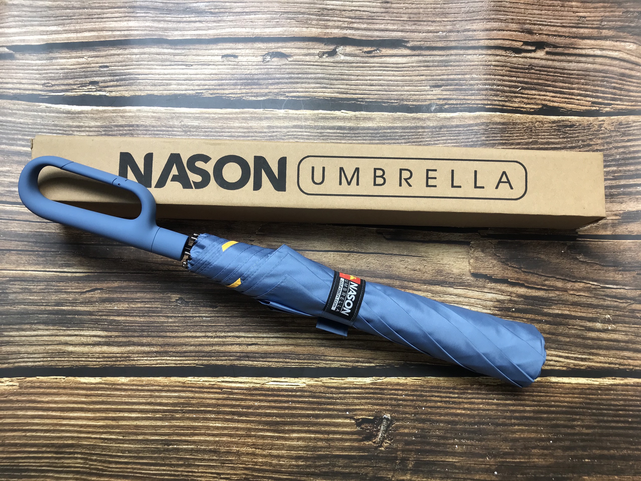 Ô tự động 2 chiều móc treo độc đáo Nason Umbrella Carabiner Z siêu tiện lợi Vải siêu chống thấm nước tay cầm nhựa cao cấp
