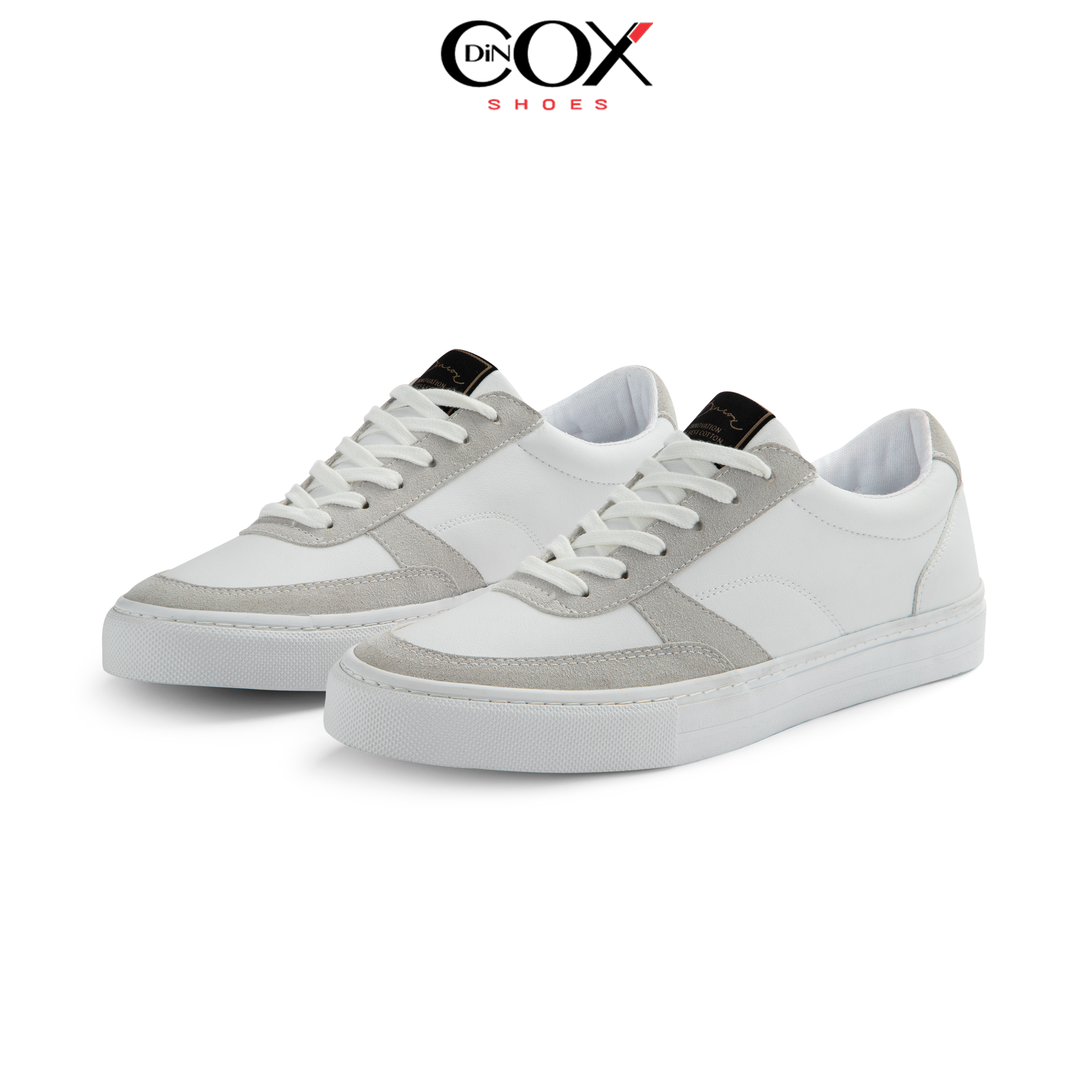 Giày Sneaker Da Nam Nữ E13 Off/White Dincox Shoes
