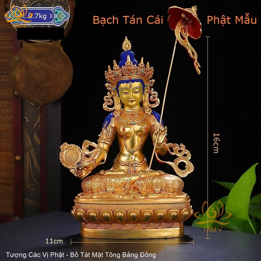 Tôn Tượng Phật các Bổn tôn Liên Hoa Sinh, Quan Âm, Tara, Hoàng Thần Tài, Dược Sư, Địa Tạng....16cm kim cương mật tông