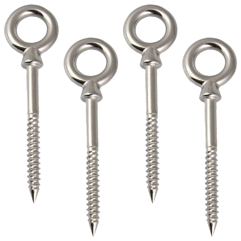 4 Vít Thép Không Gỉ Móc Di Động Treo Xoay Võng Móc Trong Nhà