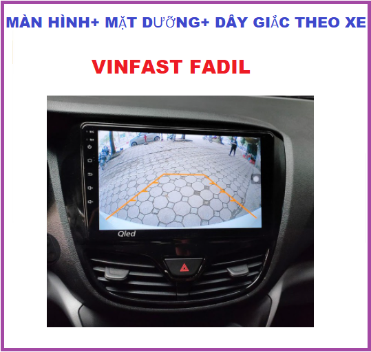 Combo màn hình Android 9inch kết nối wifi (Ram2G-Rom32G) cho xe VIN.FAST FA.DIL+mặt dưỡng+dây giắc cho xe FA.DIL. Đầu DVD Android Tiếng Việt kết nối WiFi điều khiển giọng nói,chỉ đường Vietmap.Dvd oto, màn hình gắn taplo.