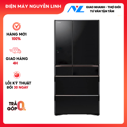 Tủ lạnh Hitachi Inverter 615 lít Multi Door R-WX620KV - HÀNG CHÍNH HÃNG - CHỈ GIAO HCM