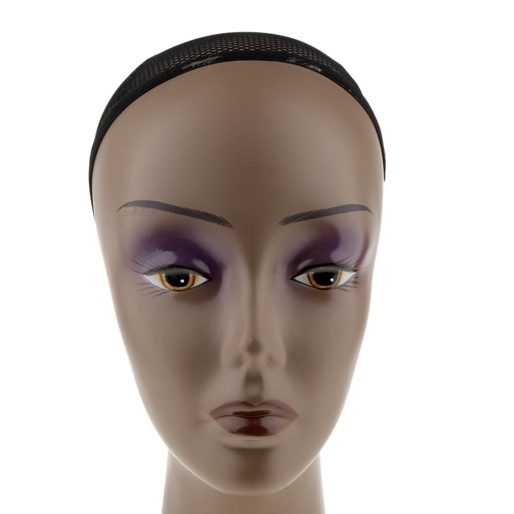Hair Wigs Display Female Mannequin Head Manikin Model Stand with  Black
