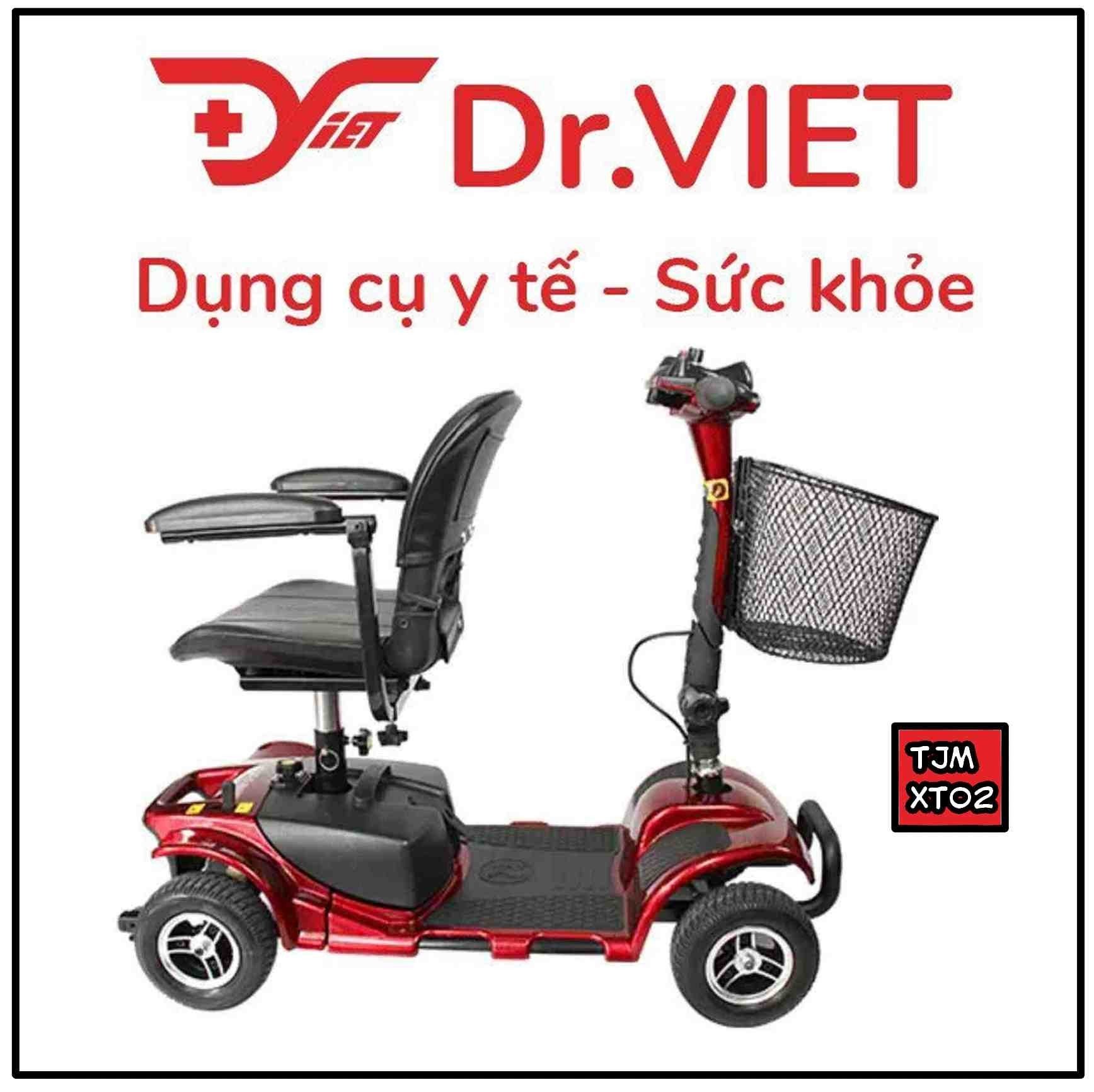 Xe lăn điện scooter 4 bánh TAJERMY TJM TX01/TJM TX02/TJM TX03 - Hỗ trợ cho người đi lại khó khăn, người già yếu