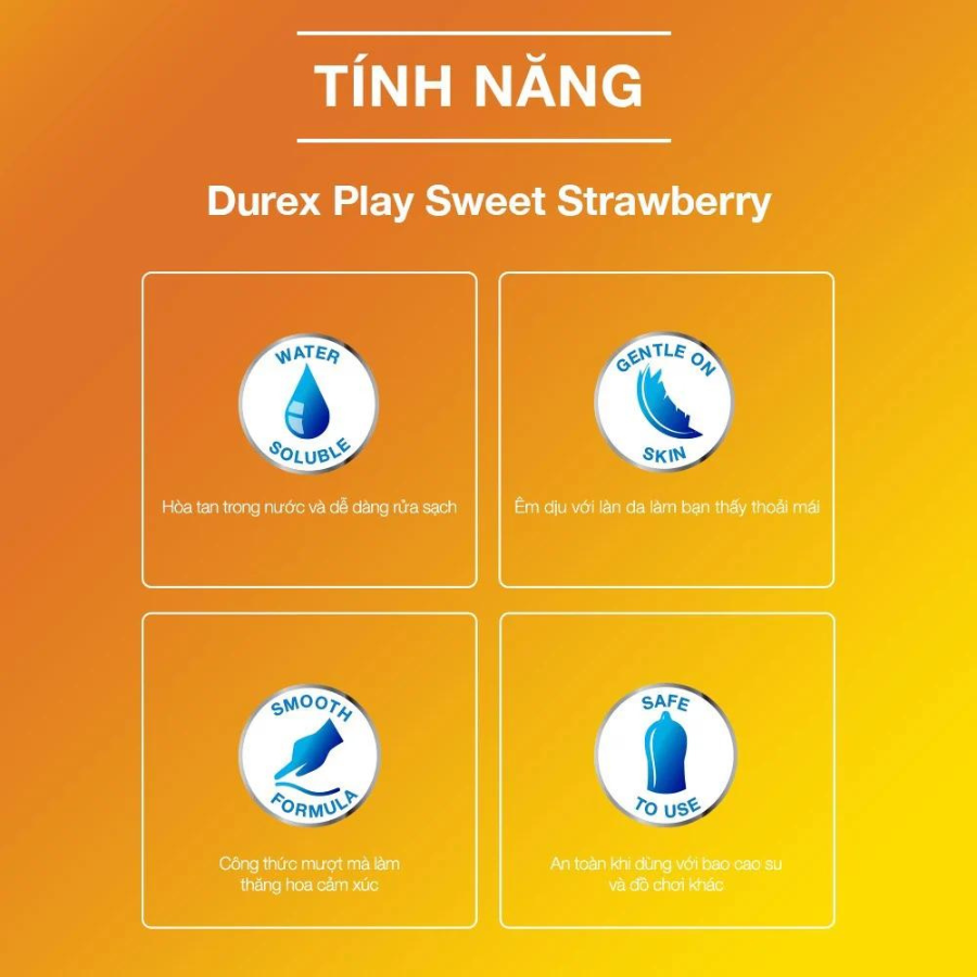 Gel bôi trơn Durex Play Strawberry 100ml