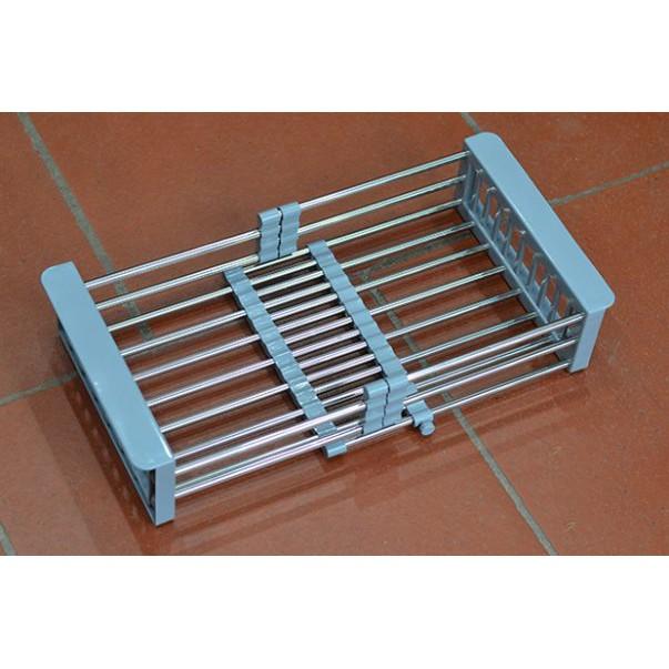 Rổ gác ngang bồn rửa gấp gọn thông minh