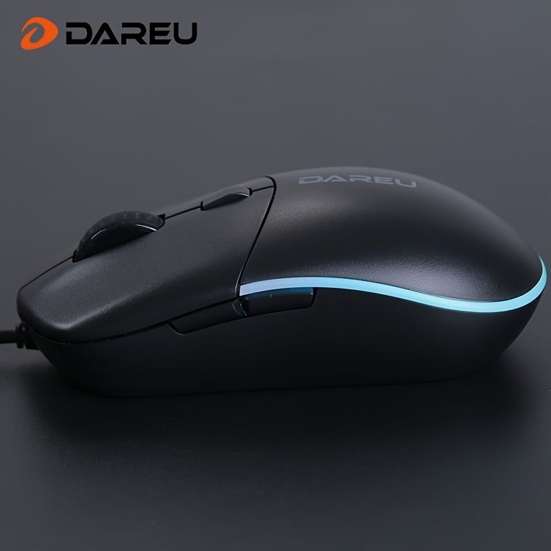 Chuột gaming DareU LM121 Black | RGB | Silent Click | DPI 6400 - Hàng chính hãng ( BH 24T)