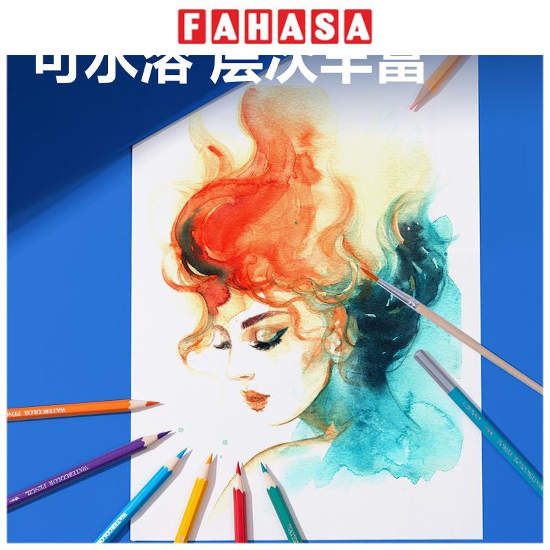 Hộp 72 Bút Chì Màu Nước - Hộp Thiếc - Deli HM451-72