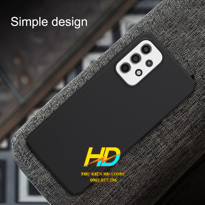 Ốp Lưng Chính Hãng Nillkin Dành Cho Samsung A13 4G Dạng Sần , Không Bám Vân Tay, Không Trơn Trượt - Hàng Chính Hãng