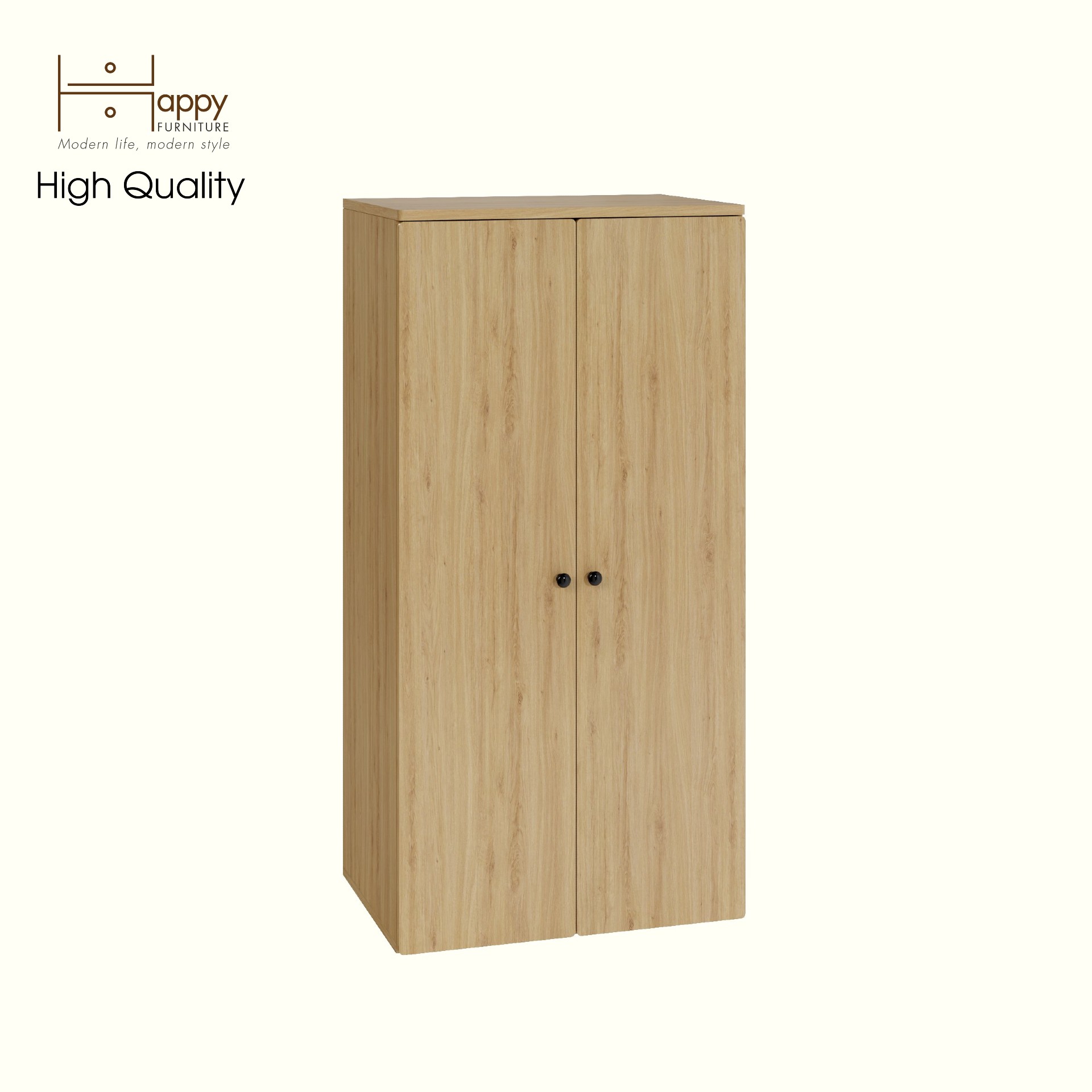 [Happy Home Furniture] SCANDINA, Tủ quần áo 2 cánh mở ,60cm x 42cm x 120cm ( DxRxC), TCM_093