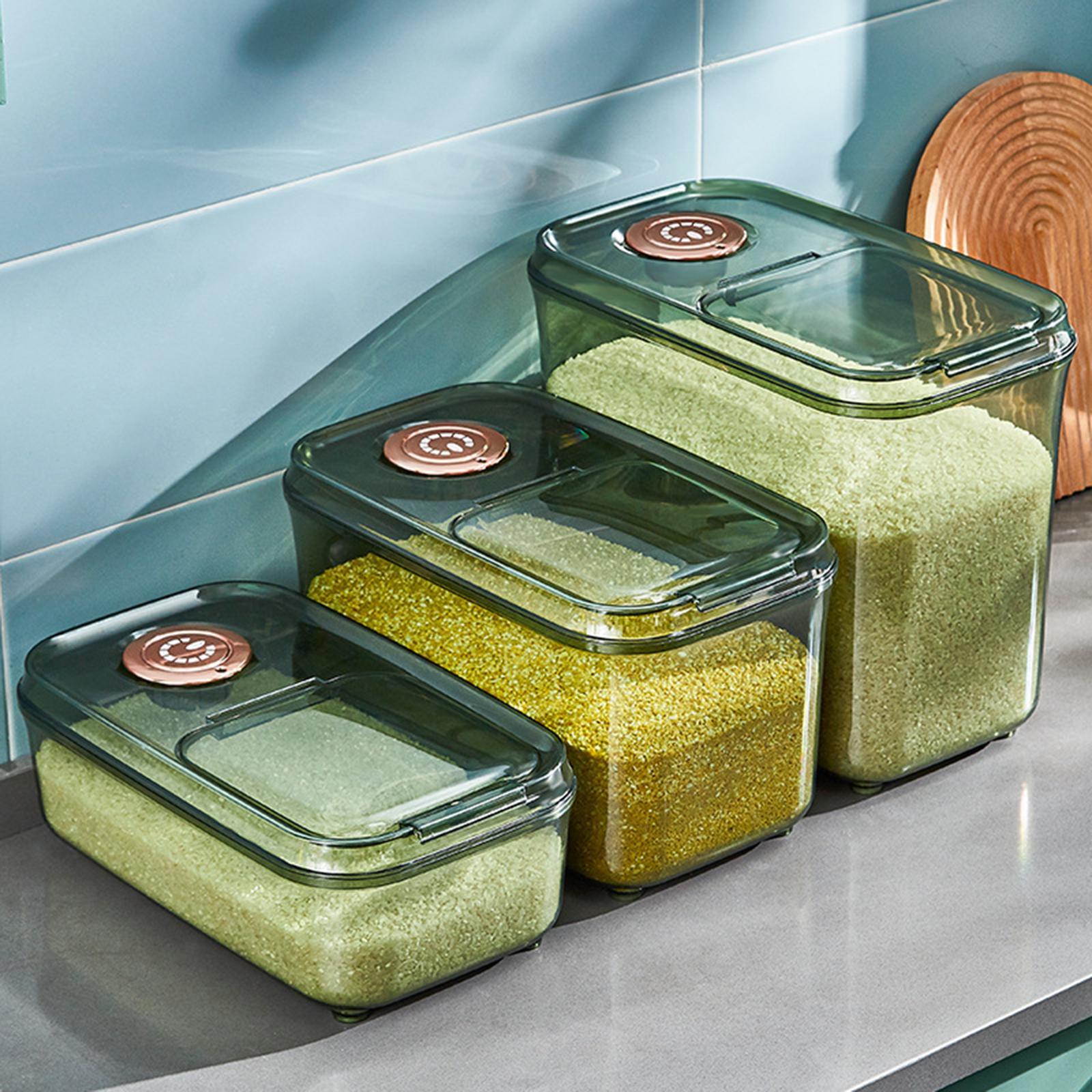 Rice Storage Container Pet Dog Food Storage for Rice Nuts Flour