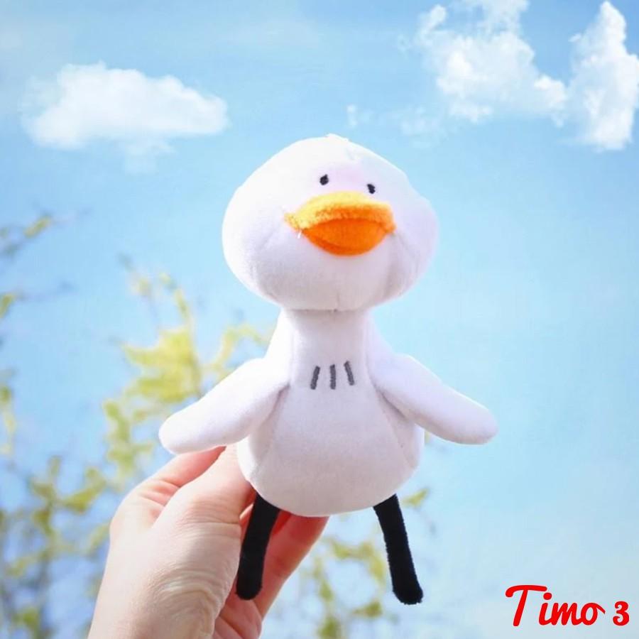 Móc khóa cute gấu bông vịt bông đáng yêu MK