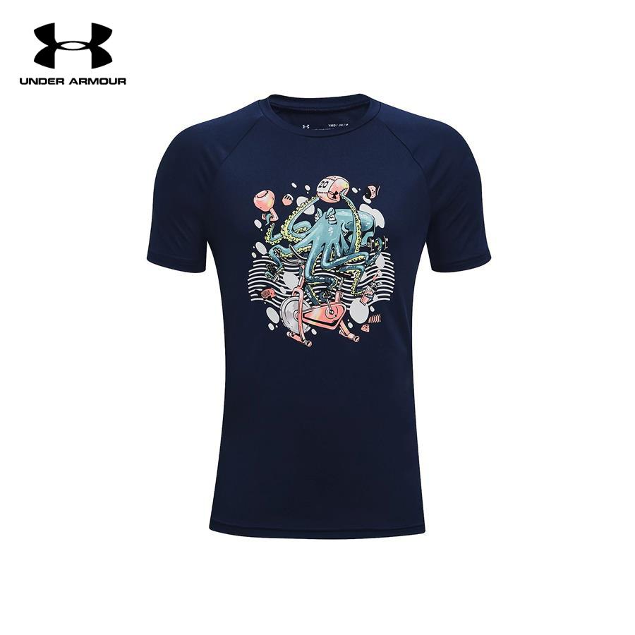 Áo thun tay ngắn bé trai Under Armour Tech Octo-Sport - 1361832-408