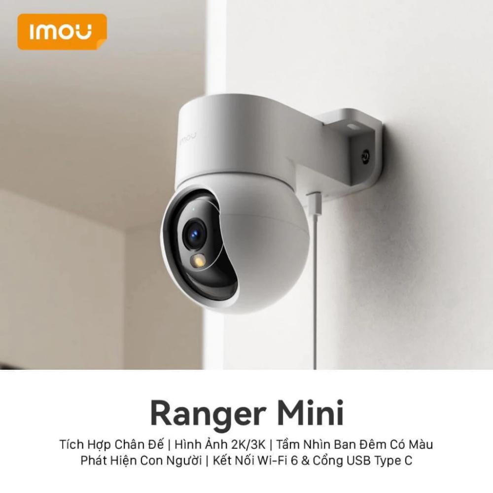 Camera IMOU Wifi Trong Nhà Ranger Mini K2MP 3MP/5MP Đàm Thoại 2 Chiều, Màu Ban Đêm - TRANGIATELECOM Hàng chính hãƞg Hàng nhập khẩu - K2MP 5MP