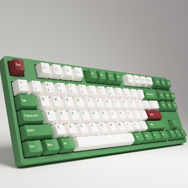 Bàn phím cơ gaming cao cấp AKKO 3108 v2 DS Matcha Red Bean hàng chính hãng