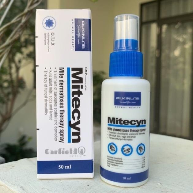 Thuốc xịt MYTECYN - Trị ve ghẻ cho chó mèo