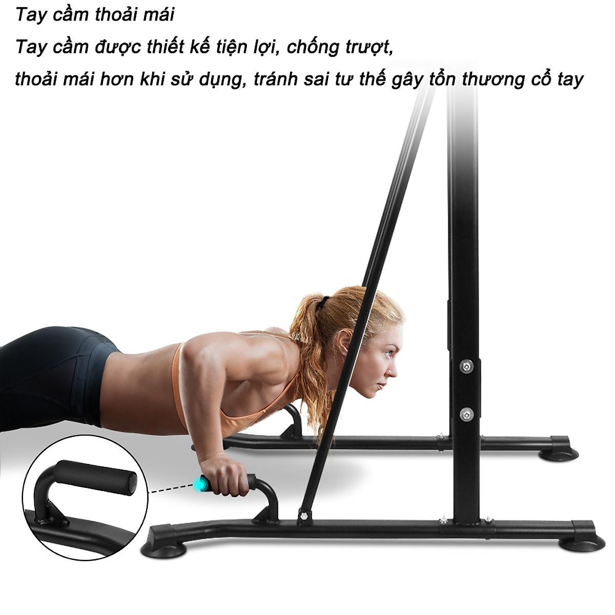 Xà đơn xà kép Home Fitness Pull up Bar Push Up-Weight có thể điều chỉnh chiều cao