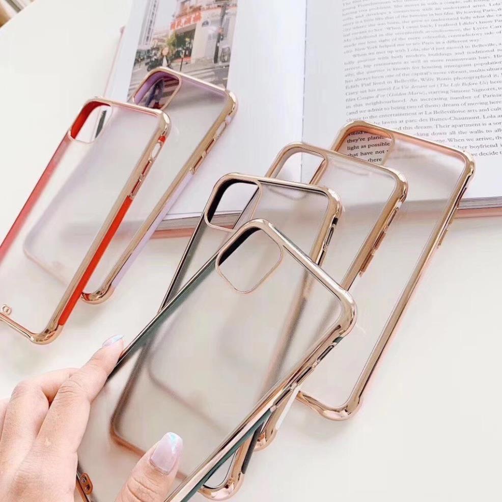 Ốp Điện Thoại Nhám Viền Xi 6D Cho IPHONE 7/8, 7Plus/8Plus, X/Xs, XR, XsMax,11Pro, 11, 11ProMax