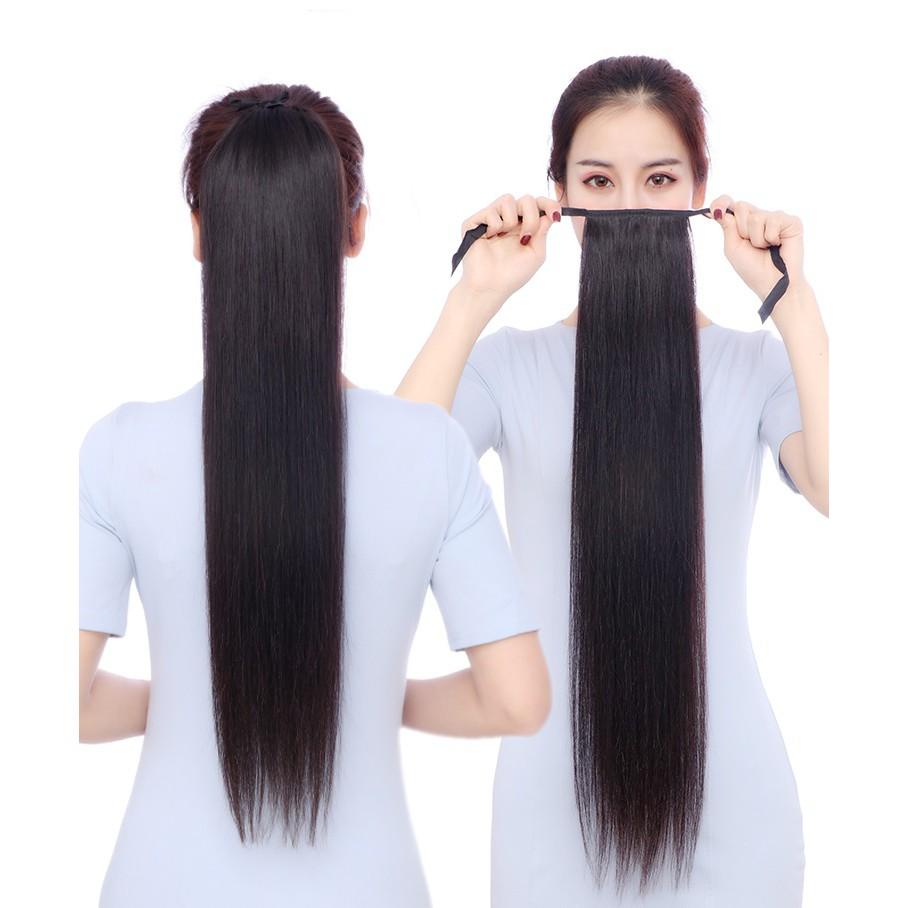 Tóc cột đuôi thẳng 60cm