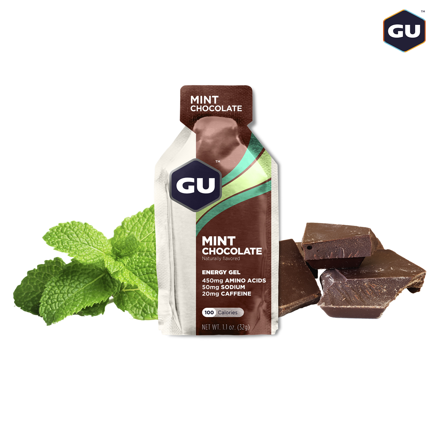 (COMBO 6 GÓI) GU Energy Gel Năng Lượng Chạy Bộ Vị Mint Chocolate - Combo 6 Gói