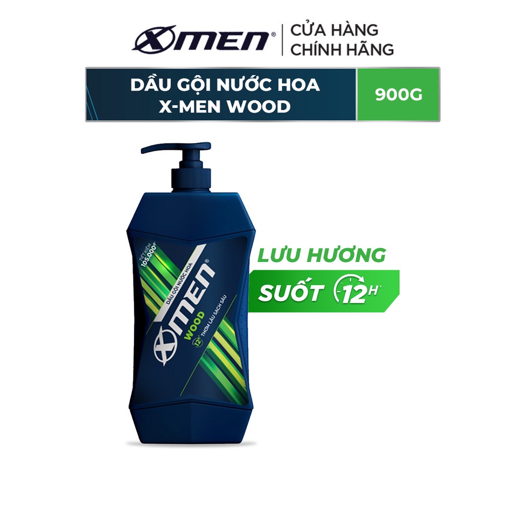 Dầu gội nước hoa X-Men Wood 900g