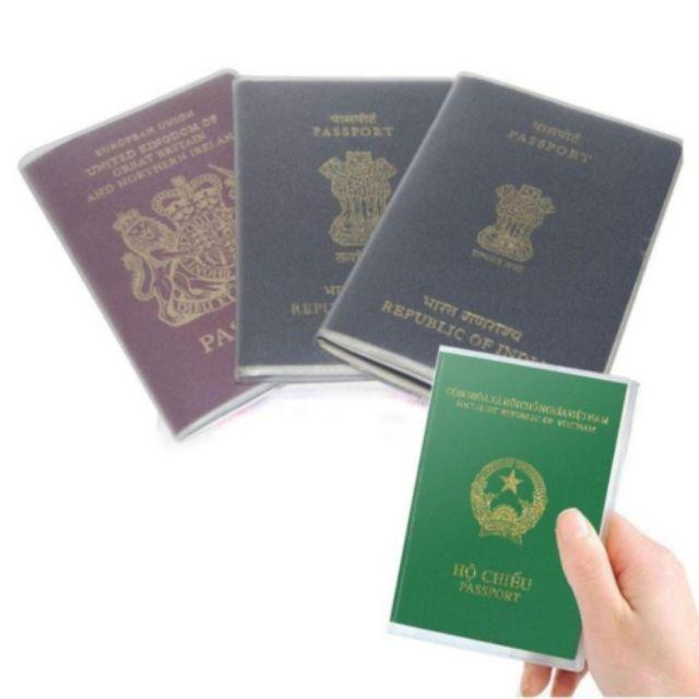 Bao Bọc Hộ Chiếu - Passport Dẻo Trong Suốt