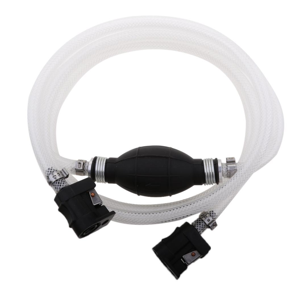 8mm Fuel Line Hose Bulb with Connector For White