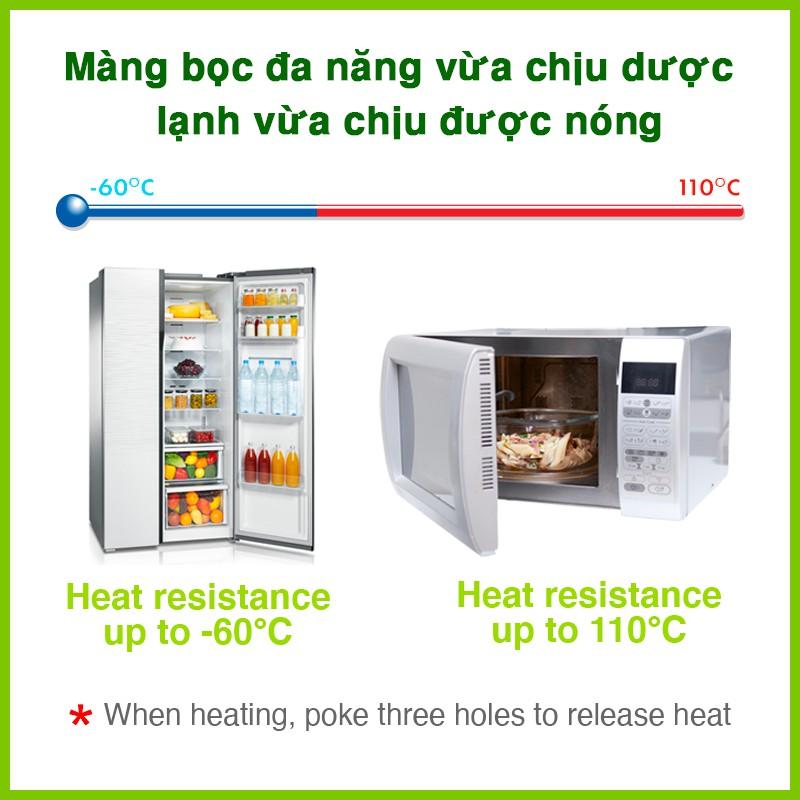 Màng bọc PE chấm đứt 60m (M) (Tặng thêm màng bọc 30m) MyJae