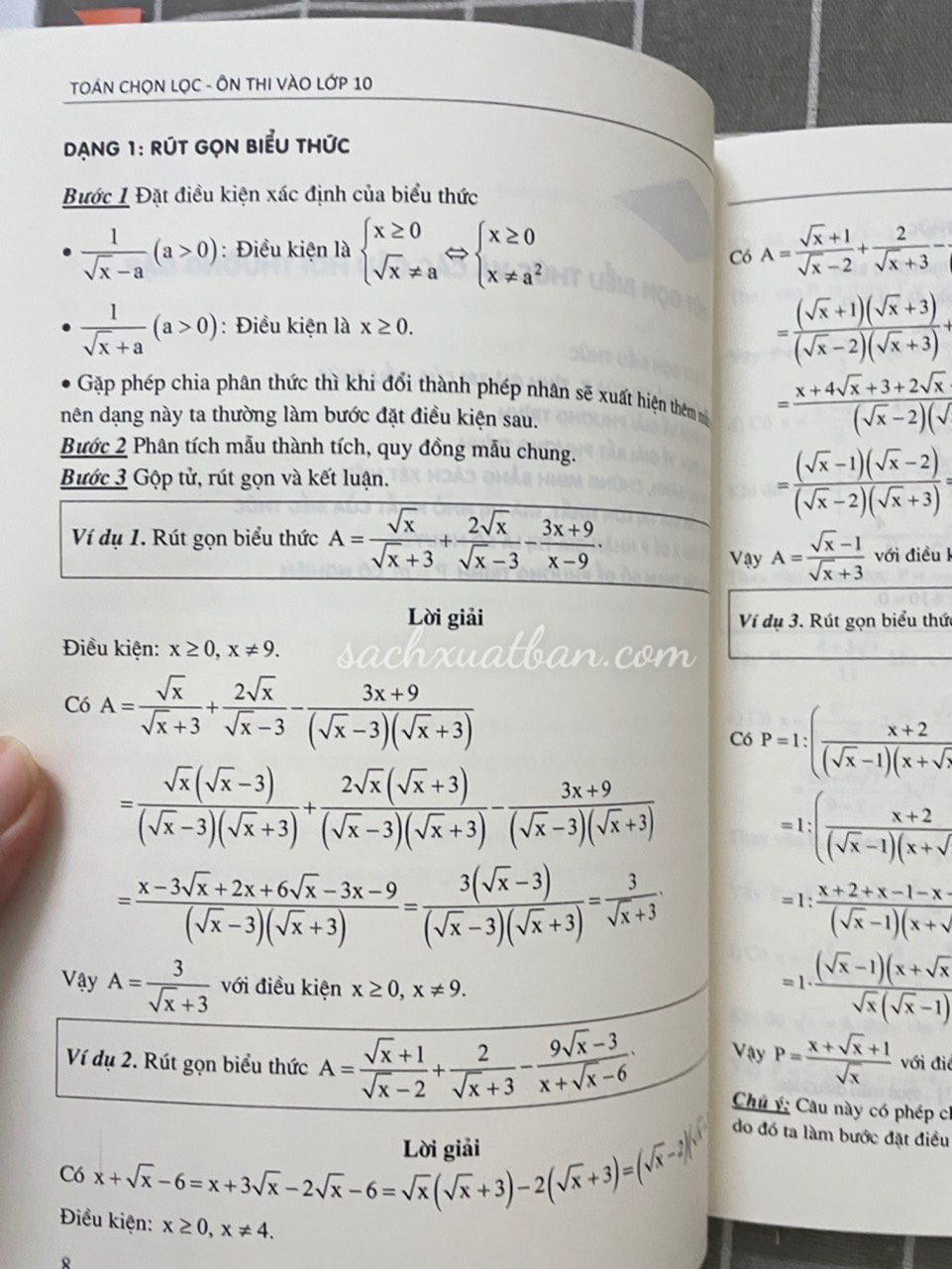 Sách Toán chọn lọc ôn thi vào lớp 10