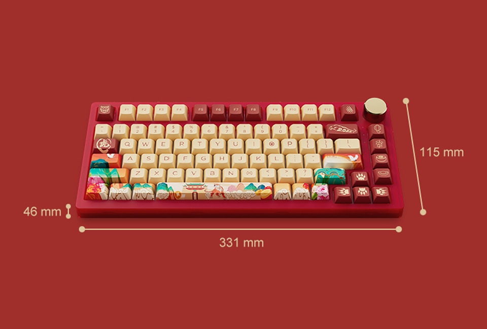 Bàn phím AKKO PC75B Plus Year of Tiger - _Hàng chính hãng