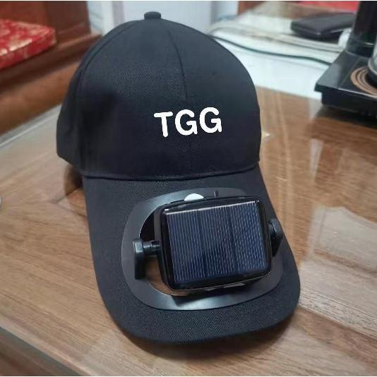 Mũ Lưỡi Trai Kèm Quạt Năng Lượng Mặt Trời Có Cổng Sạc USB Tiện Dụng