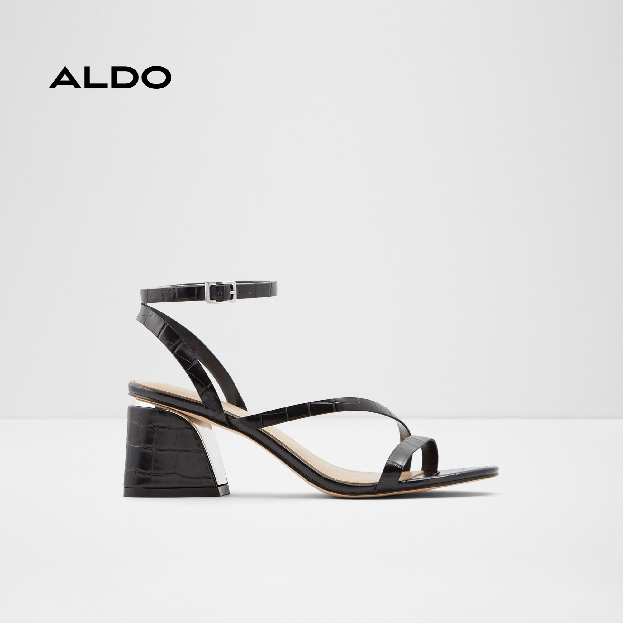 Giày sandals nữ gót vuông cao gót ALDO KALLA