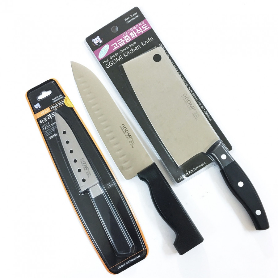 Combo 3 Dao Chặt thái gọt thực phẩm cao cấp Hàn Quốc