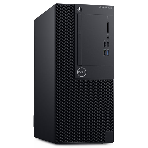 Máy tính để bàn Dell OptiPlex 3070MT (Chip Intel Core i3-9100 (3.60 GHz,6 MB), RAM DDR4 4GB, HDD 1TB) - Hàng chính hãng