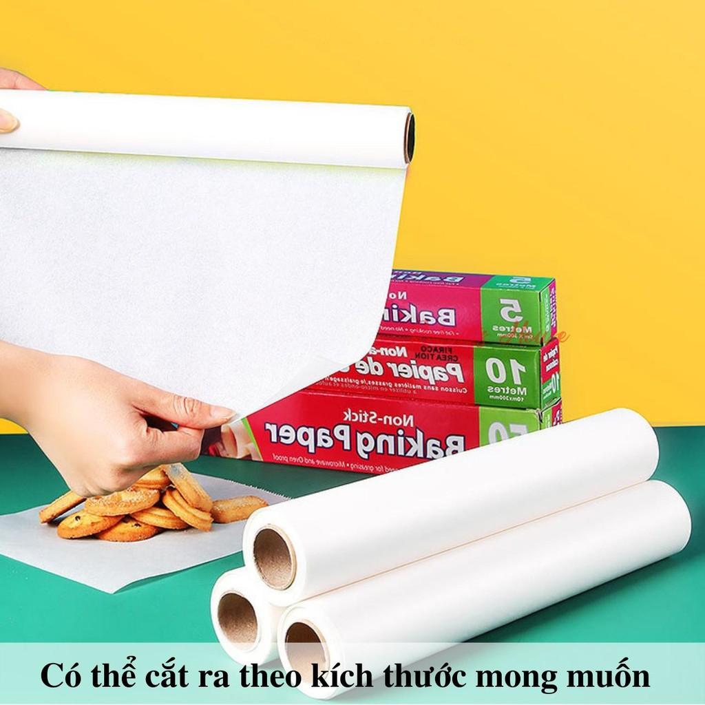 Giấy nến, giấy sáp lót nướng bánh, thức ăn chống dính, chống thấm dầu chịu nhiệt cao