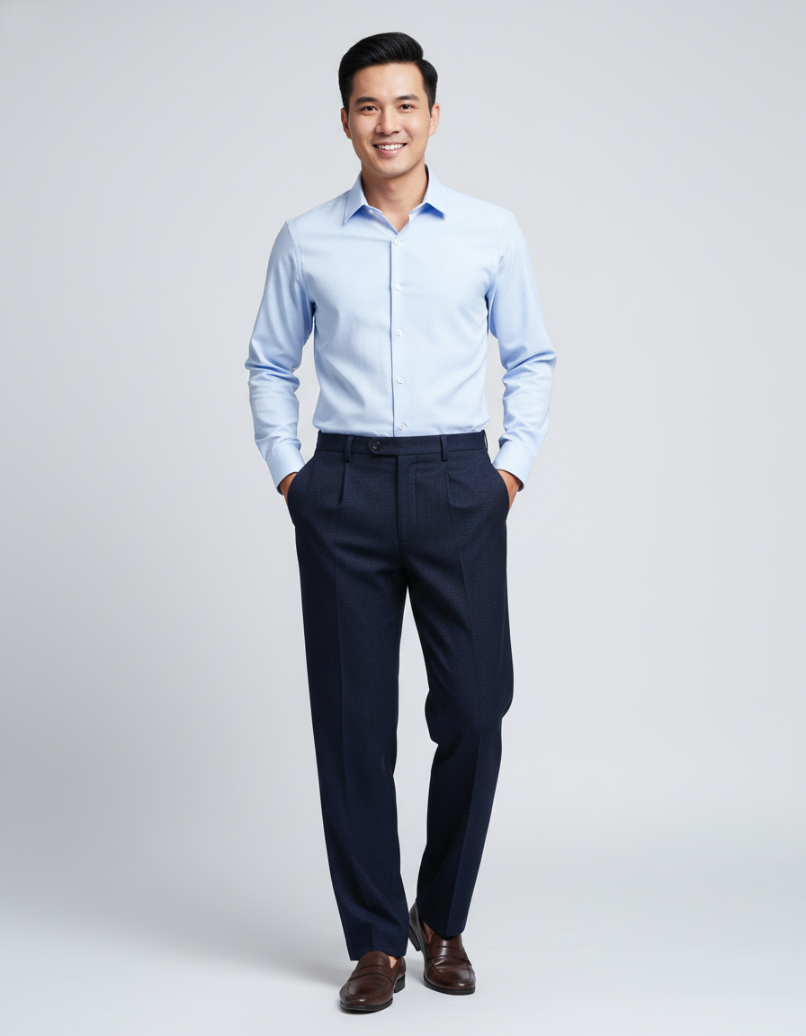 QUẦN TÂY NAM  XẾP LY