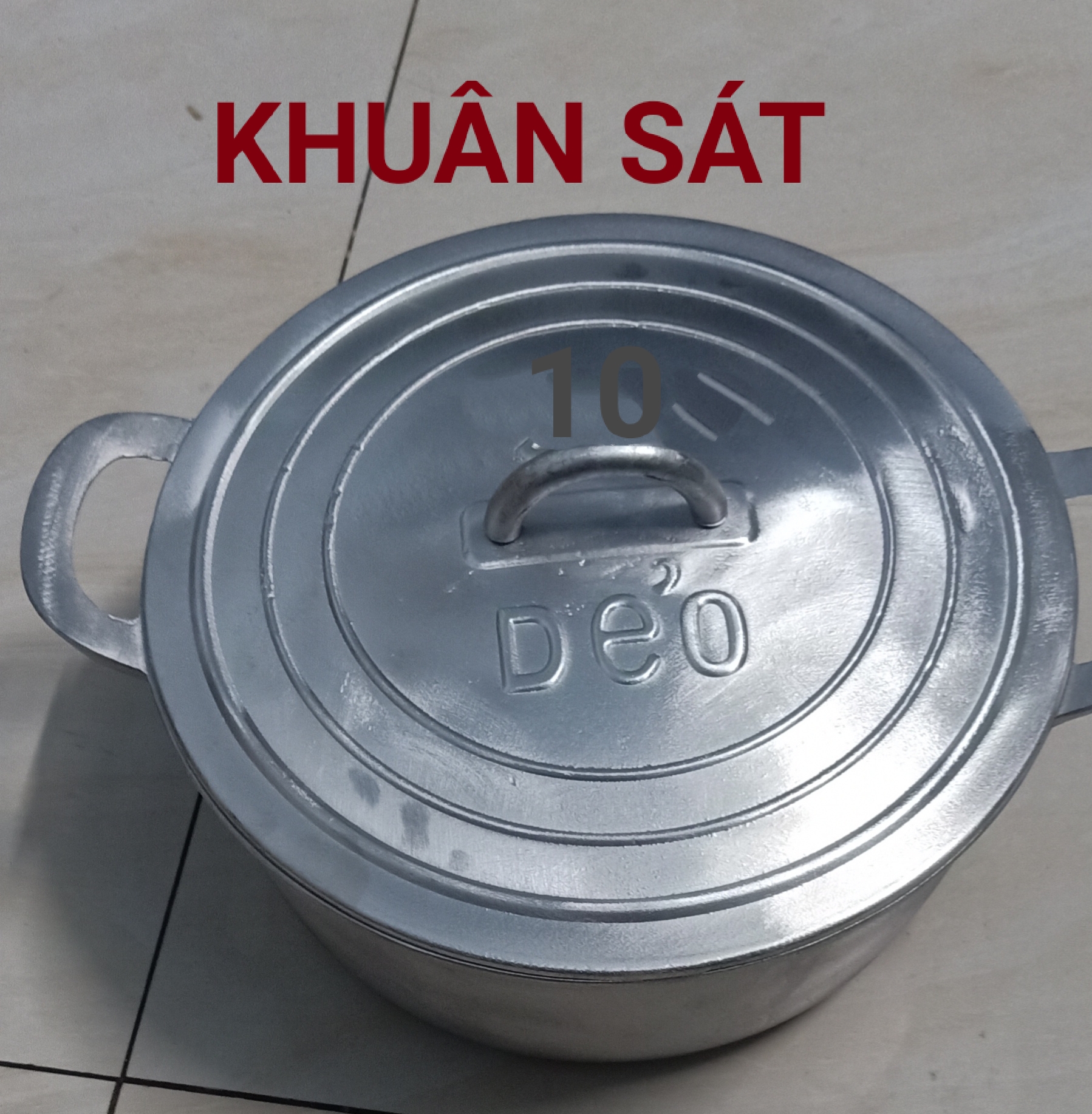 NỒI GANG ĐÚC BẰNG KHUÂN SẮT ĐƯỜNG KÍNH 21CM