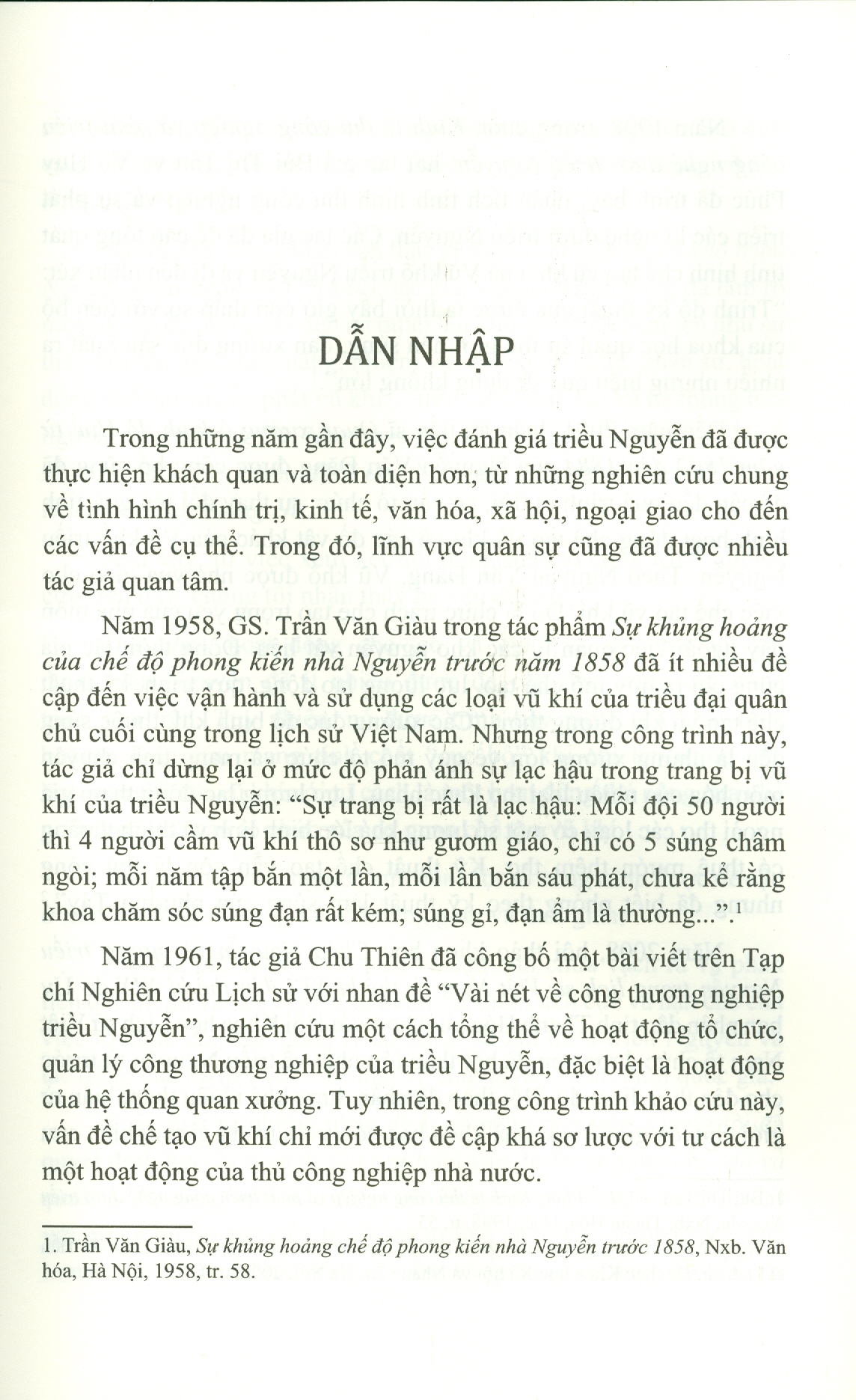 Hoạt Động Chế Tạo Và Quản Lý Sử Dụng Vu Khi Dưới Triều Nguyễn Giai Đoạn 1802-1883