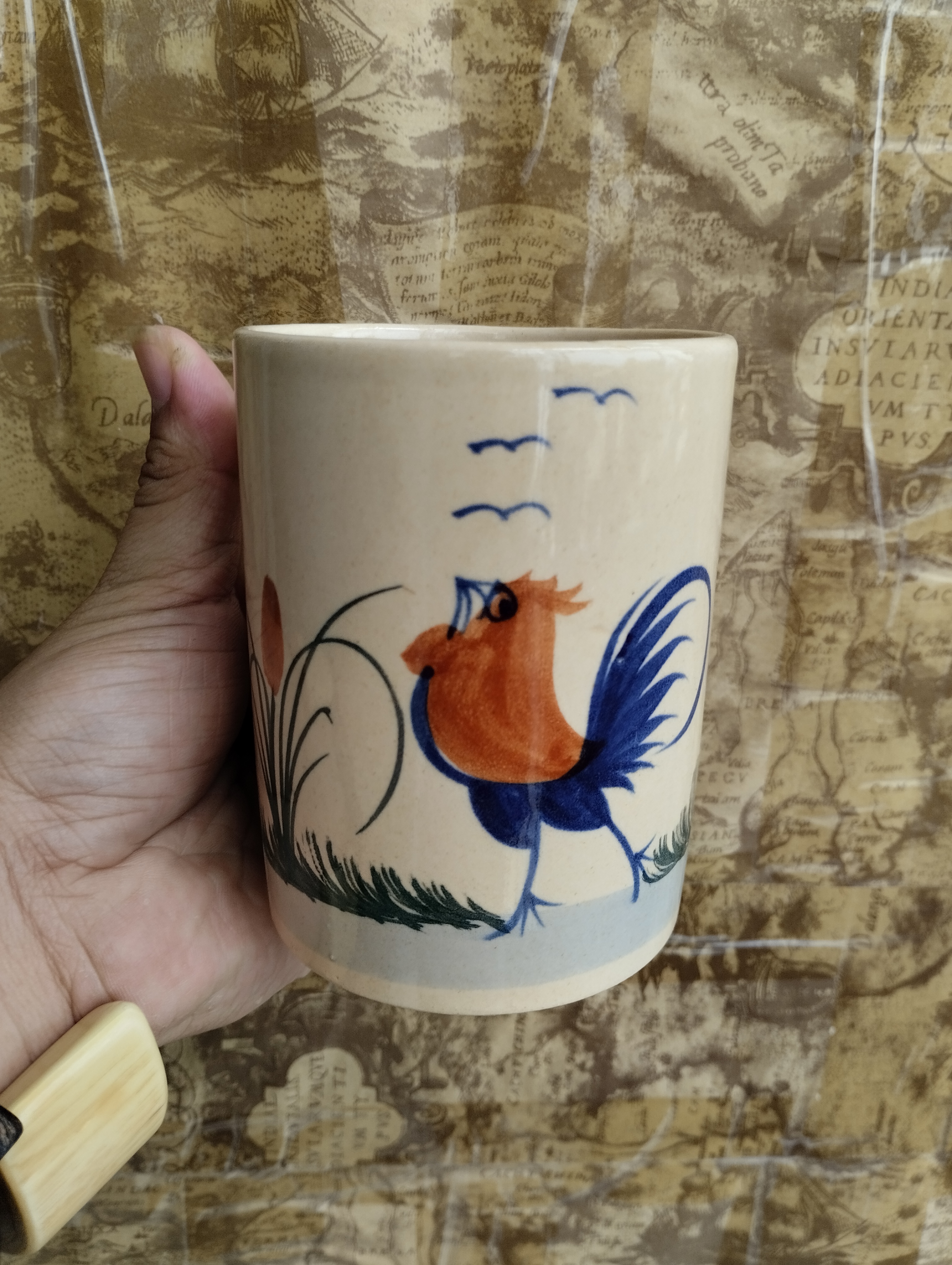 Ly gà cỡ lớn thủ công mỹ nghệ cao cấp