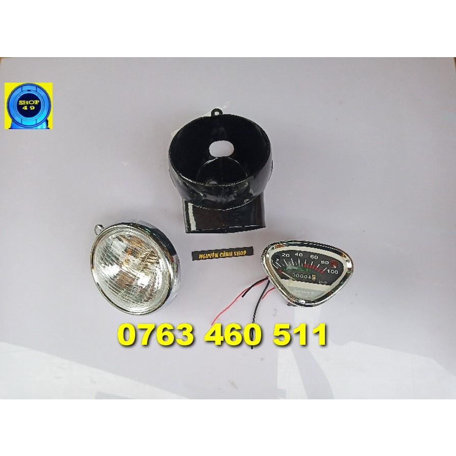 Combo3 xe 67 đèn xe , gáo đèn , đồng hồ xe