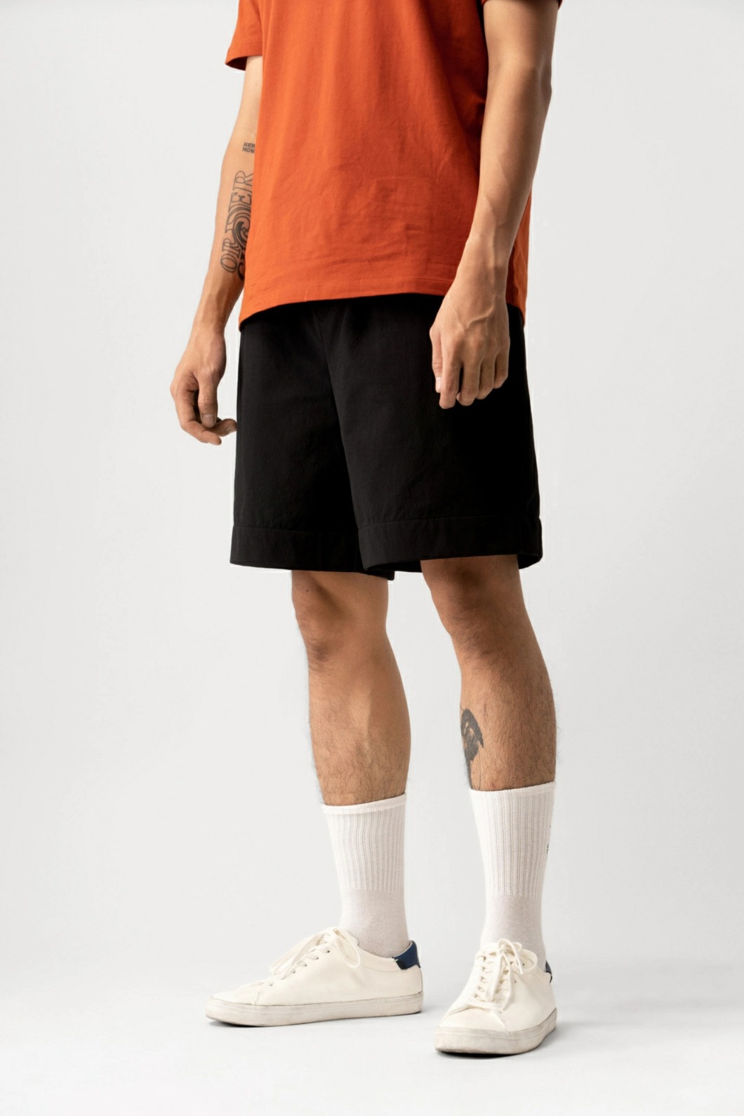 Quần Short Nam ROUTINE Nylon Rút Dây Trơn Có Túi Sau Form Relax - 10S24PSH029 | LASTORE MENSWEAR