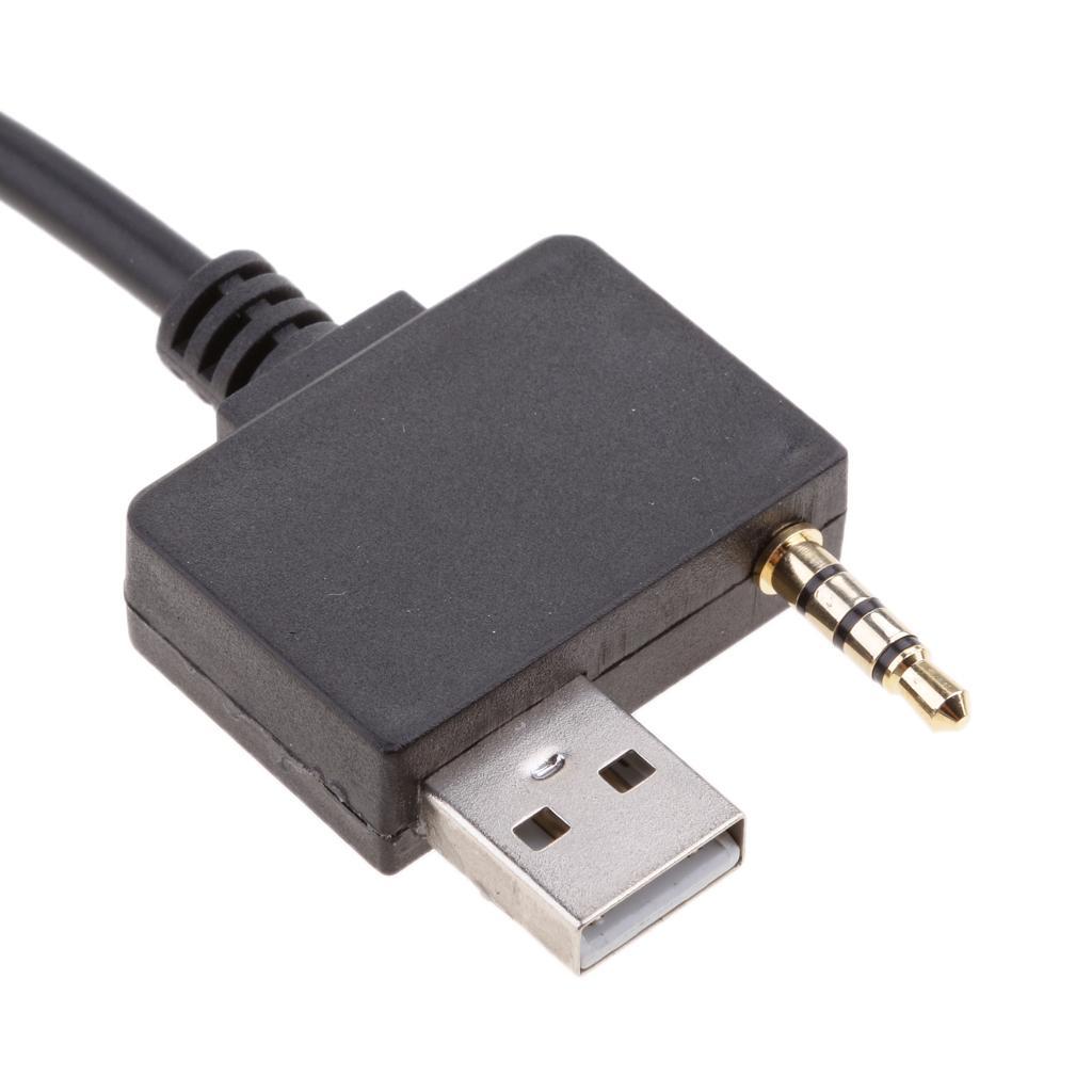 Car 3.5mm Male AUX Audio Interface Adapter Cable for for