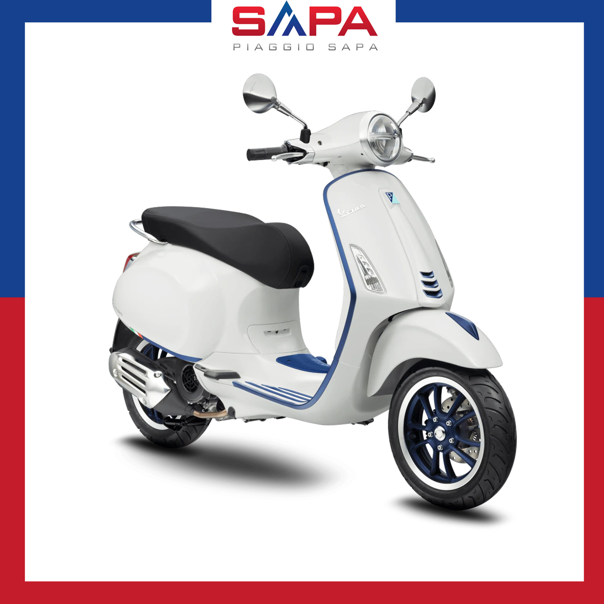 Xe Tay Ga Vespa Primavera S 125 Màu Trắng White Innocenza