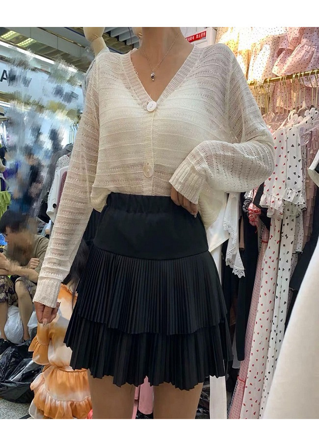 Chân váy ngắn xếp li