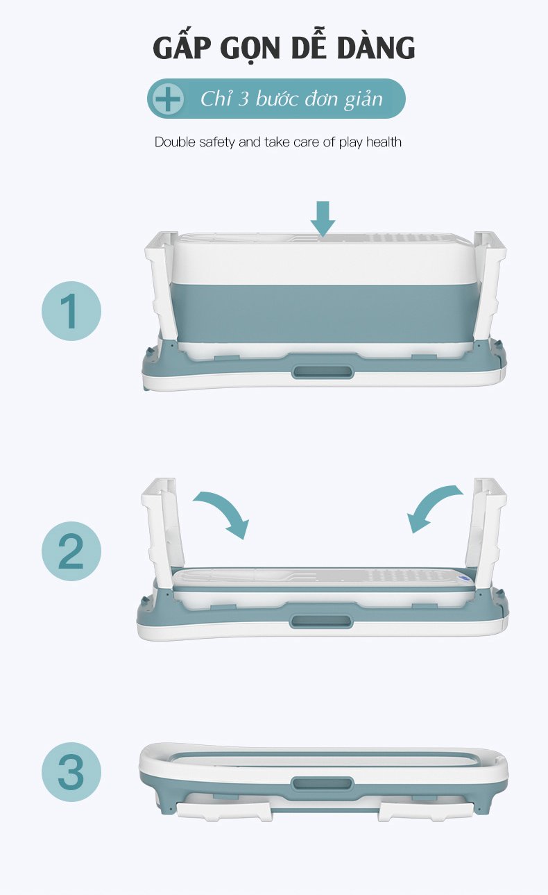 Bồn Tắm Silicon Gấp Gọn - Chậu Tắm Gấp Gọn Người Lớn - Loại Không Nắp - Chất liệu Hạt pp Siêu bền - Thiết Kê Đa Năng Tiện Lợi