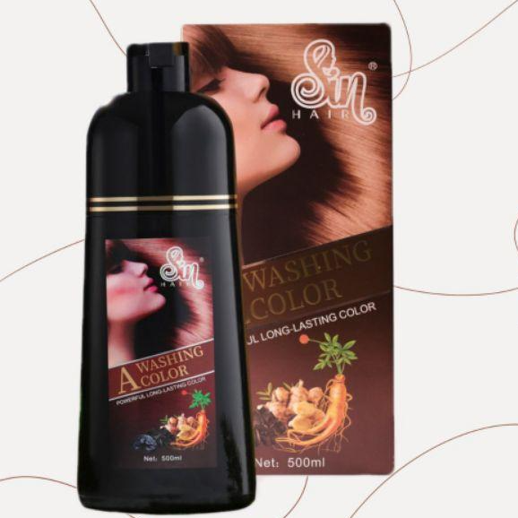 Dầu gội phủ bạc sin hair màu nâu Sin Hair 500ml