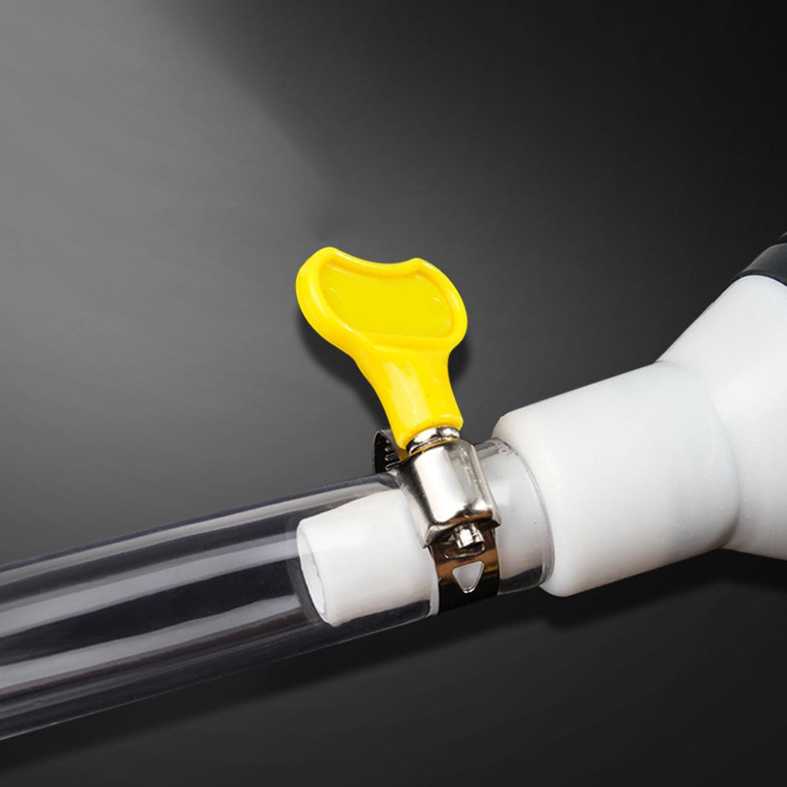 Manual Fuel Transfer Pump for Gas Gasoline Petrol Oil Liquid Water 150cm