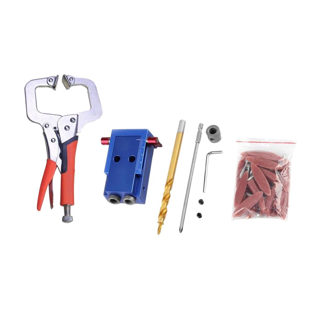90 Degree Drill Guide 9.5mm Drill Bit Hole Locator Woodworking Jig