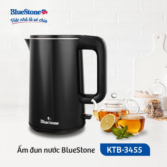 Ấm Đun Siêu Tốc BlueStone KTB-3455, 2200w - 1.5Lit, Hàng Chính Hãng
